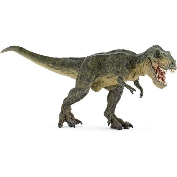 Grön löpande T-Rex-figur - Papo - Dinosaurier - Brun - För barn - Blandat - Från 3 år