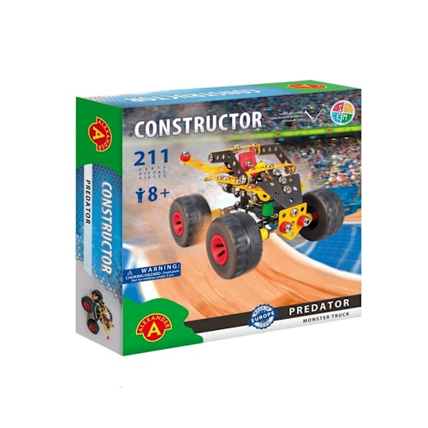 Alexander Toys - Constructor Predator - Monster Truck Grå