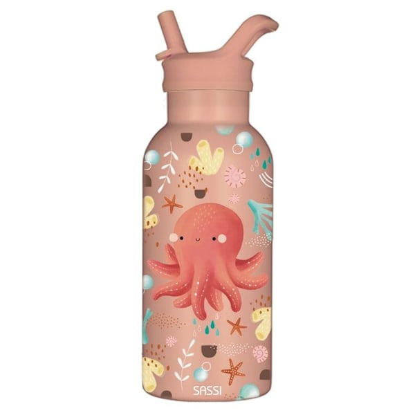Isolerad flaska - Sassi Junior - Slurpy - 350 ml - Rostfritt stål - Multicolor Flerfärgad