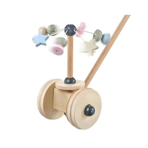Push-leksak - SELECTA - Starry push-karusell - Barn - 12 månader - Flerfärgad - Trä
