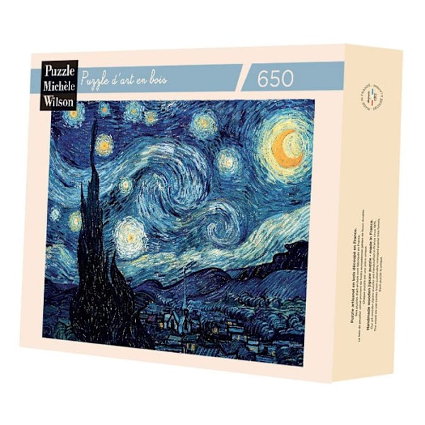 Puzzle puusta 650 palaa TÄHDETÄYTÄ YÖ - Michele Wilson - Taulukot ja maalaukset - Aikuinen - Monivärinen Flerfärgad
