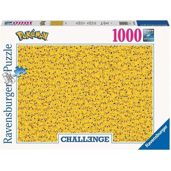 1000 bitars pussel - RAVENSBURGER - Pikachu, Pokémon - Tecknade serier och serier - Blandat - 12 år gammal