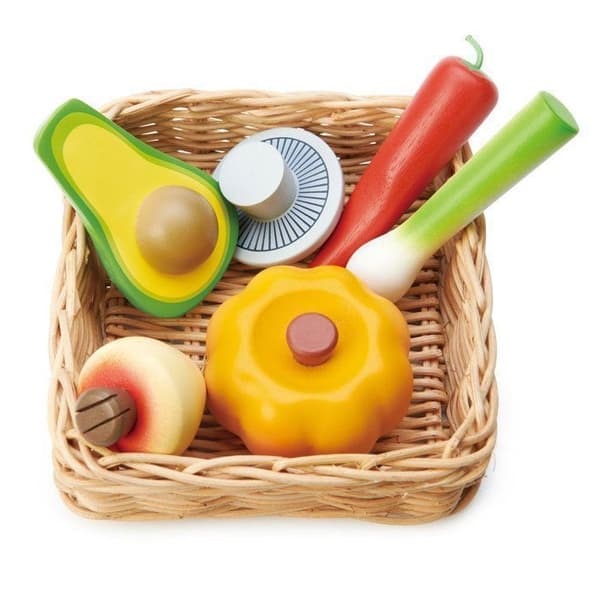 Tender Leaf Toys - Grøntsagskurv - DAM Beige
