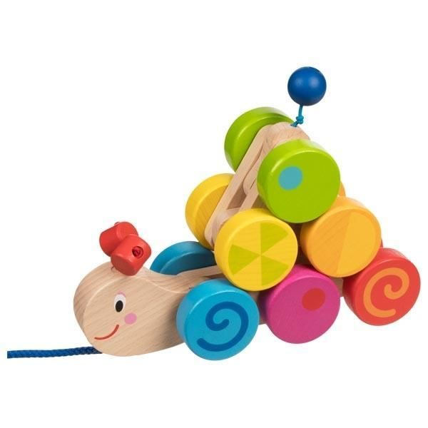 Goki - Caterpillar att dra - GOLLNEST & KIESEL Gul