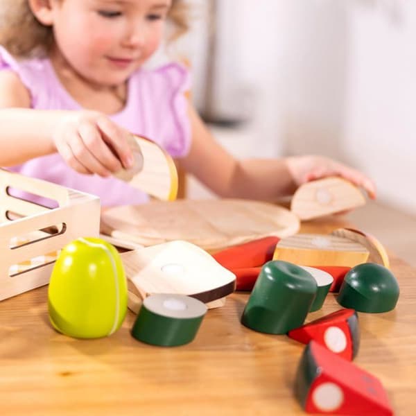 MELISSA & DOUG Træskærbare Fødevarer