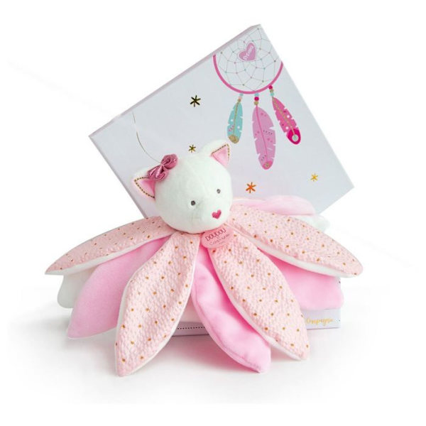 DOUDOU ET COMPAGNIE Dreamcatcher - Doudou Cat 26cm Flerfärgad