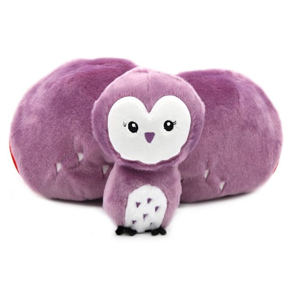 Pehmo - Les Déglingos - Flipetz Chouette Fraise - 2 in 1 - Punainen - 15 x 11 x 22 cm Röd