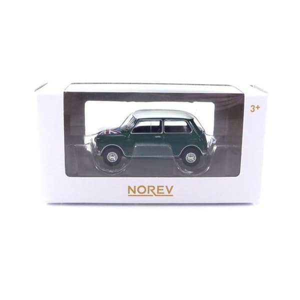 Samlemodelbil - NOREV - MINI Cooper S 1964 - Skala 1/54 - Grøn - Ref. 310524 Grön
