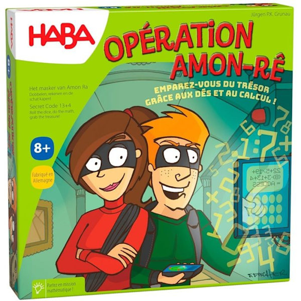 Kansapeli - HABA - Operaatio Amon Rê - Mielessä laskeminen - 8 vuotta ja yli Flerfärgad