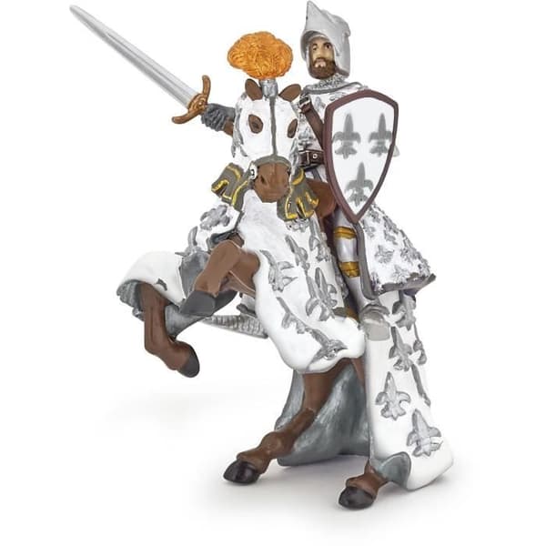 Prins Philippes hästfigur - PAPO - MEDELTIDA VÄRLDEN - För barn - Vit