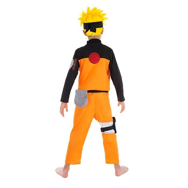 Naruto-poika-asuste - Naruto - Fiktiohahmo - Oranssi - Polyesteri Vit 11-12 år gammal