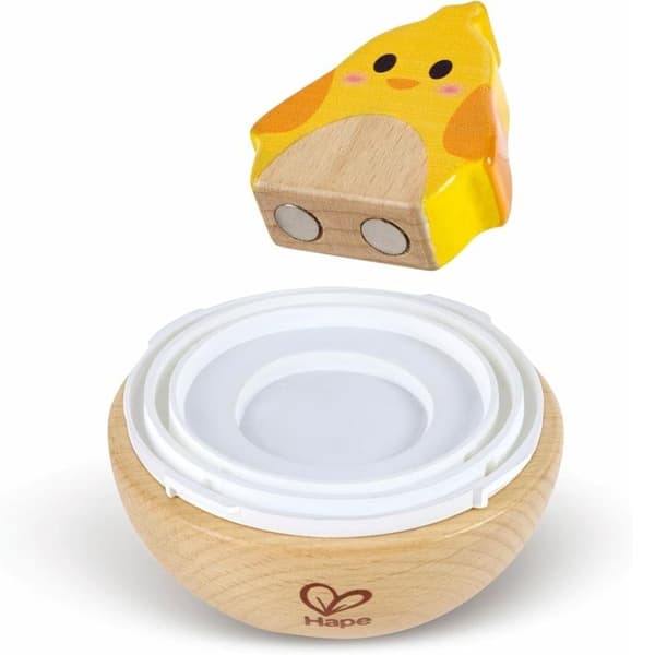 Staples legetøj - HAPE - WOBBLE WONDER STACKER - Træ - 4 dele - Unisex - 24 måneder Vit