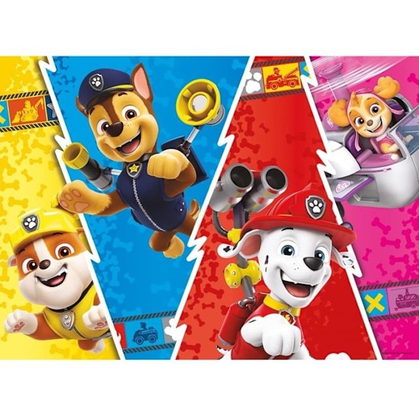 60 bitars pussel - Nathan - Paw Patrol - Tecknade serier och serier - Blandat - Vit