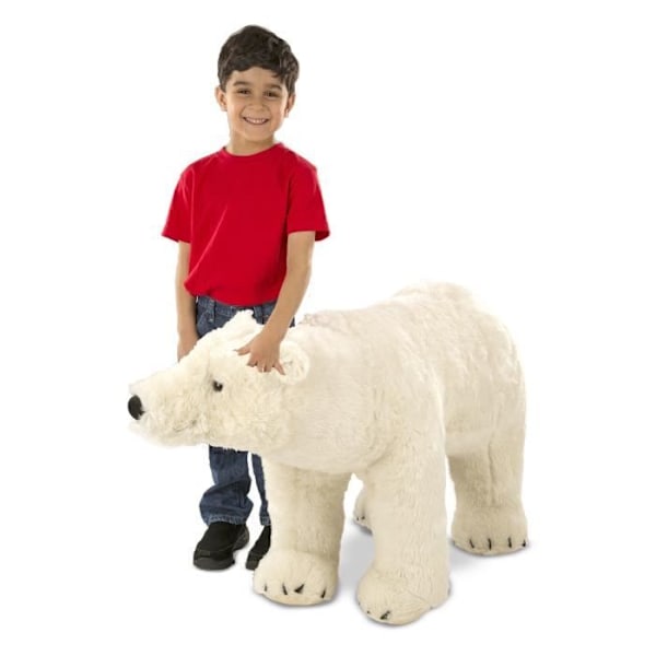 Giant Polar Bear plyschleksak - Melissa & Doug - MELISSA & DOUG - Vit - Höjd: 85 cm Vit