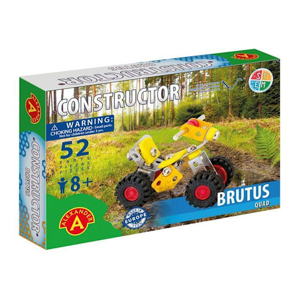 Alexander-lelut - Rakentaja Brutus - Quad Gul