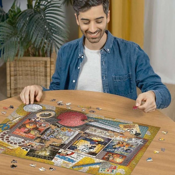 Ravensburger - Pussel för vuxna - Pussel 1000 bitar - Mickeys födelsedag 1970 - Vuxna och barn från 14 år - Kvalitetspussel Vit