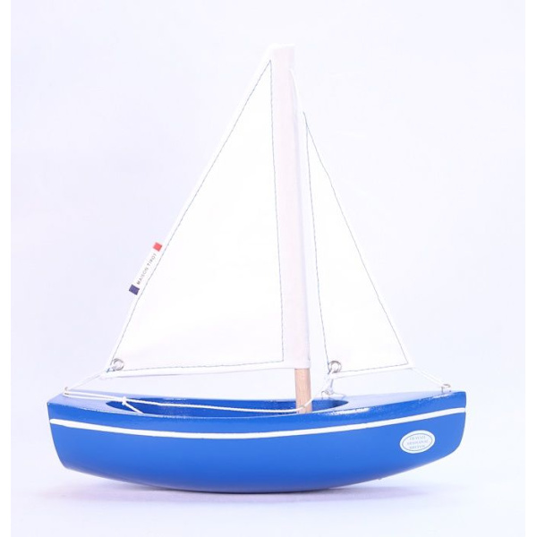 Maison Tirot - Laiva Le Sloop bleu 21cm - TIROT Blå