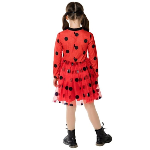 Miraculous Ladybug Tutu barndräkt - MIRACULOUS LADYBUG varumärke - Röd - Från 3 år röd och svart 4-6 år gammal