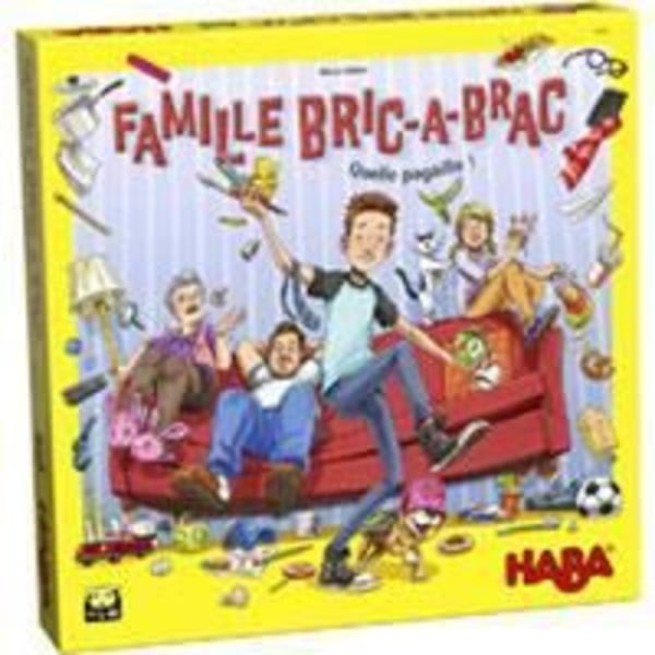Bric-à-brac Familjebrädspel - HABA - Svängfigur - Engagerande spelmekanik
