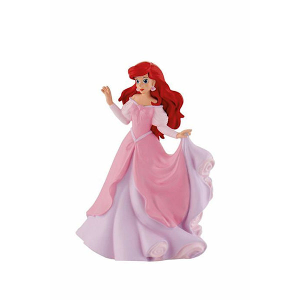 Figurine Den lilla havsfrun: Ariel i rosa klänning Flerfärgad