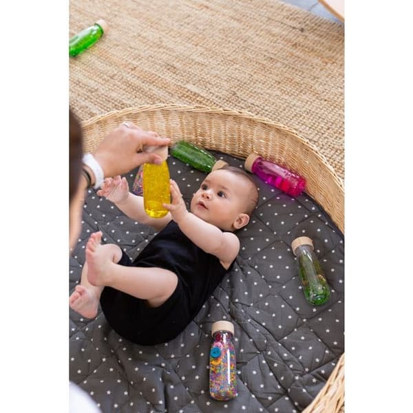 Petit Boum - 3 sensoriska flaskor Twilight - COOL KIDS PROJECT Apelsin