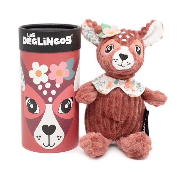 Plysch i kartong Petit Simply Mélimélos the Doe Flerfärgad