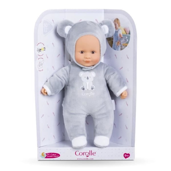 Mon Doudou COROLLE - Pti' Cœur Koala - 30 cm - pieni nukke - vaniljan tuoksu - alkaen 9 kuukautta Monivärinen