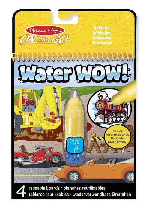 Melissa & Doug - Water Wow! Køretøjer Röd