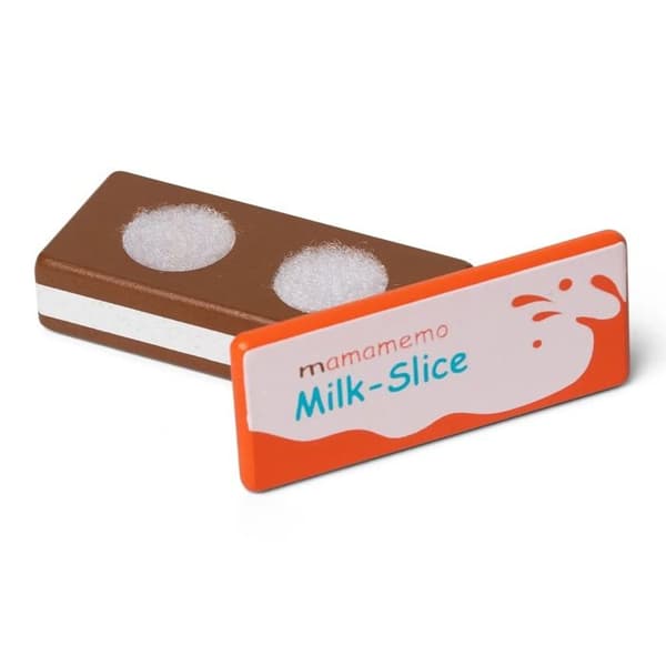 Mamamemo - Mælkechokoladebar i træ - ASTRUP GROUP Apelsin