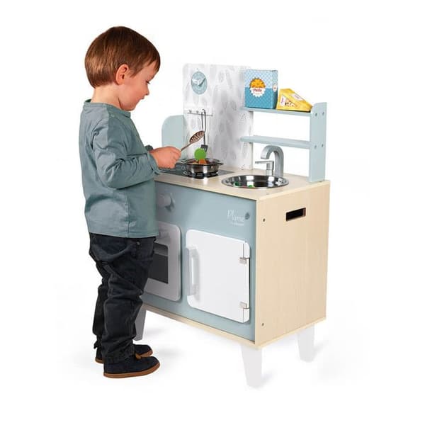 Køkkenfjer Grå