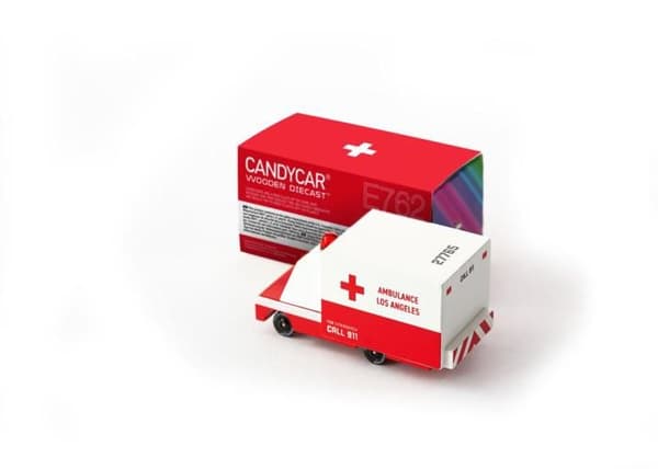 Candylab Toys - Ambulance Van - DAM Röd