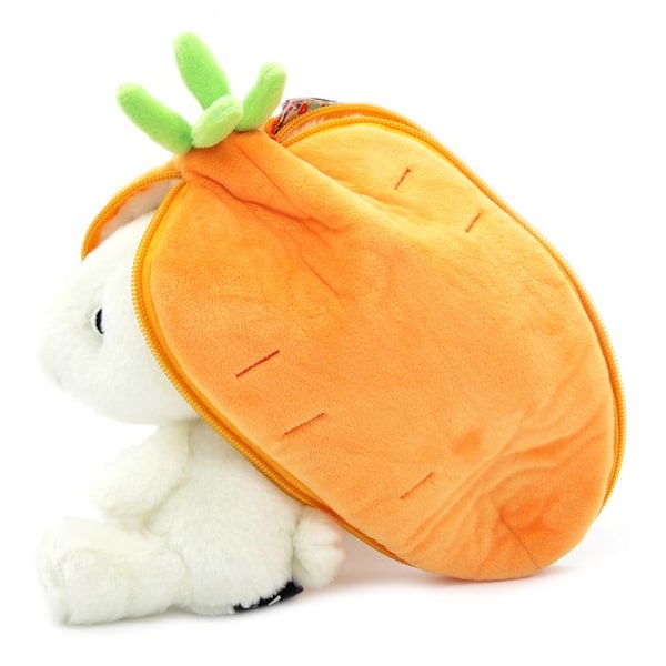 Mjuk leksak - Les Déglingos - Flipetz kaninmorot - 2 i 1 - Återvunnen fyllning - 14x9x26 cm Orange