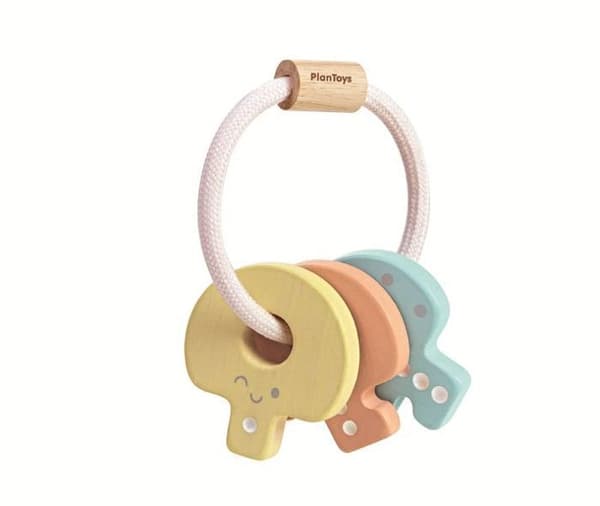 Plan Toys - Pastel nøglerangle - TROUSSELIER Ros