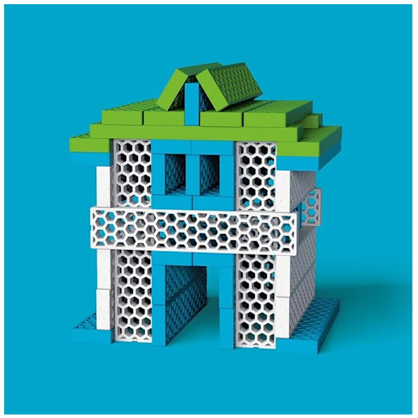 Bioblo - Bioblo Ystävän Laiva 40 tiiltä - HUBTOYS Blå