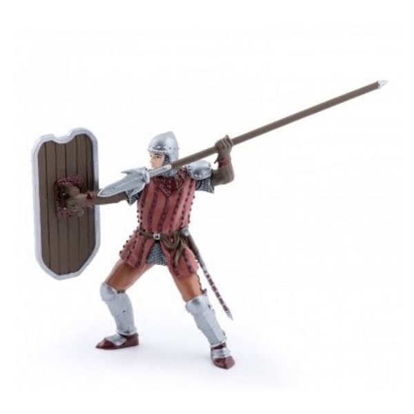 Figurine Knight med spjut Unik färg