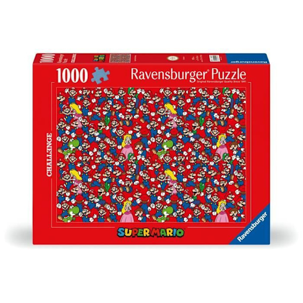 Ravensburger Super Mario Challenge 1000 bitars pussel Flerfärgad