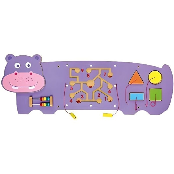 Seinälelu - Viga Toys - Hippa - Violet - 91x32x4.6cm - 12 kuukautta ja enemmän Lila