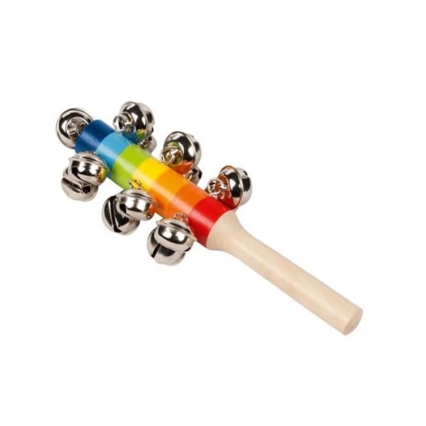 Musikalisk leksak - GOKI - Färgglad pinne med 13 klockor - Blandad - Från 3 år