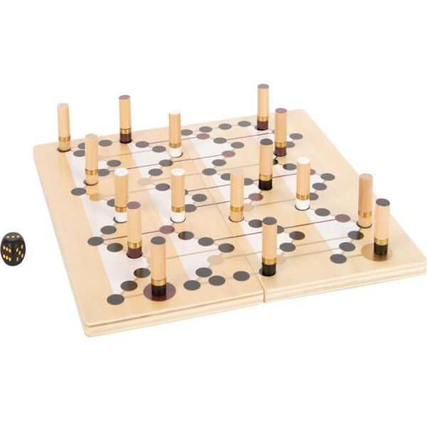 Pieni jalkayritys - Ludo ja tikkaat peli Gold Edition - LEGLER Beige