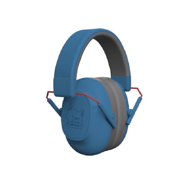 Lydisolerende headset til børn - Kidywolf - Kidynoise - Blå - Lydreduktion op til 25 dB - Sammenklappelig Blå