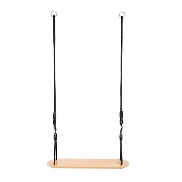 Keinua - Small foot company - XL Musta Line - Massiivipuu - Säädettävät köydet - 100 kg max Svart