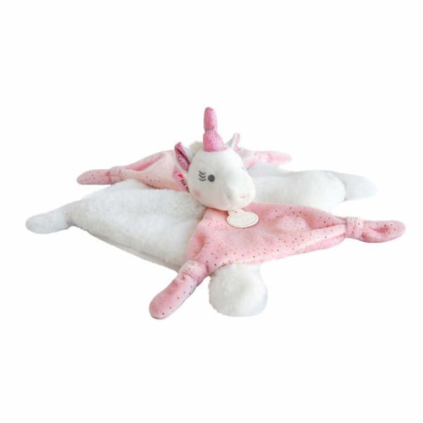 Täcke - DOUDOU ET COMPAGNIE - Rosa enhörning - 22 cm - Flicka - Barn - Rosa Rosa