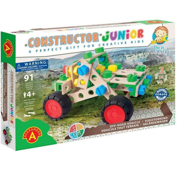 Alexander Toys - Constructor Junior 3x1 - Terrängfordon Beige