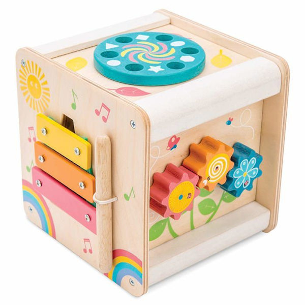 Toy Van - Pieni toimintakuutio - JH PRODUCTS Beige
