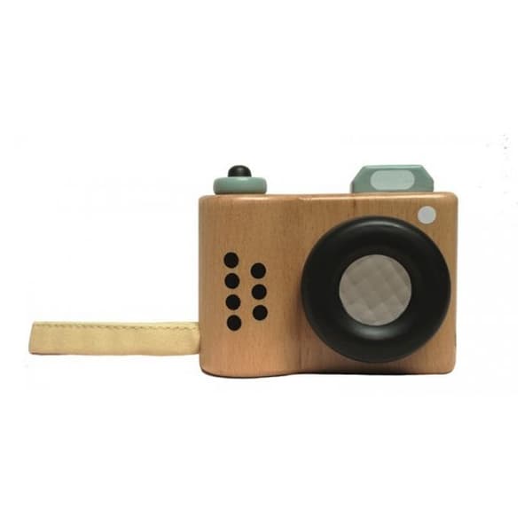 Puun kaleidoskooppi kamera beige