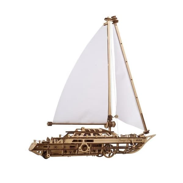 Serenitetens Drøm - Ugears - 3D Puslespil i Træ beige
