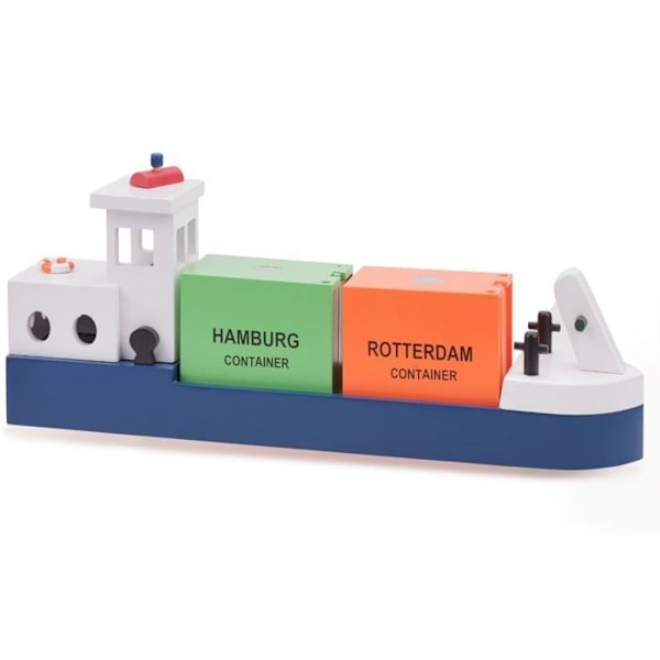Figurmodell - New Classic Toys - Barge - Port Line Series Flerfärgad