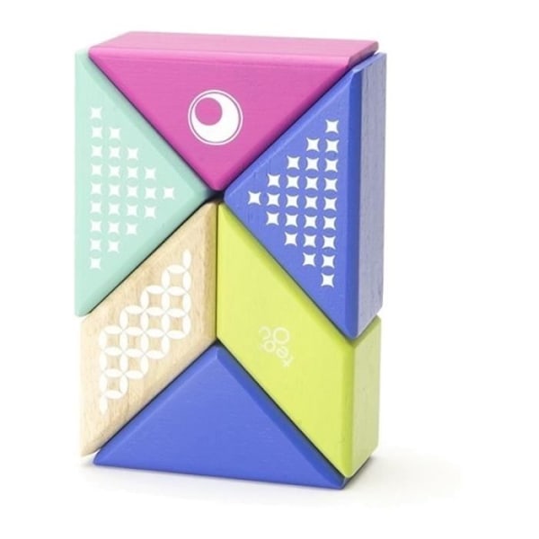 Rakennuslelu - AC-DÉCO - Tegu Pocket Buddy 6 Kappaletta - Lintu - Magneettipuu - Lapsille Flerfärgad