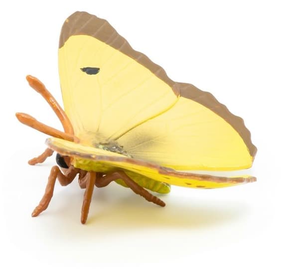 Papo - Gul ringblomma fjärilsfigur Gul
