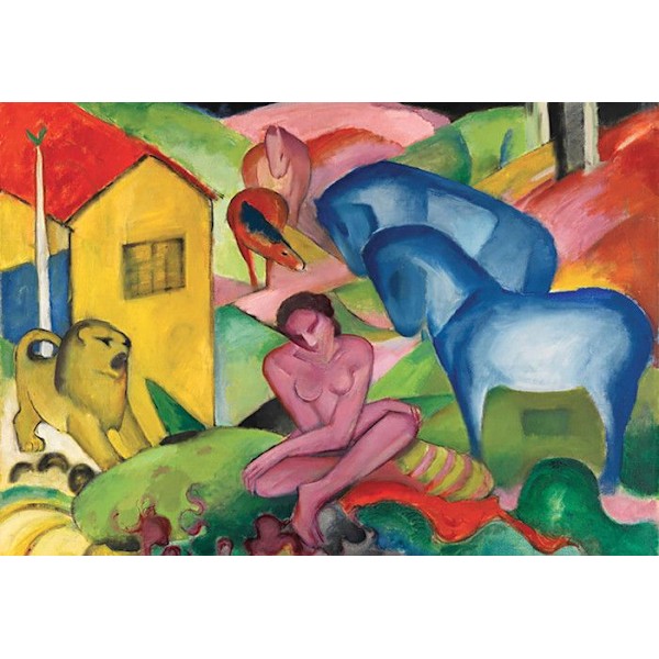 Puzzle pojat 24 kappaletta FRANZ MARC LE REVE - Taulut ja maalaukset - Sekä tytöille että pojille - Alkaen 3 vuotta Flerfärgad